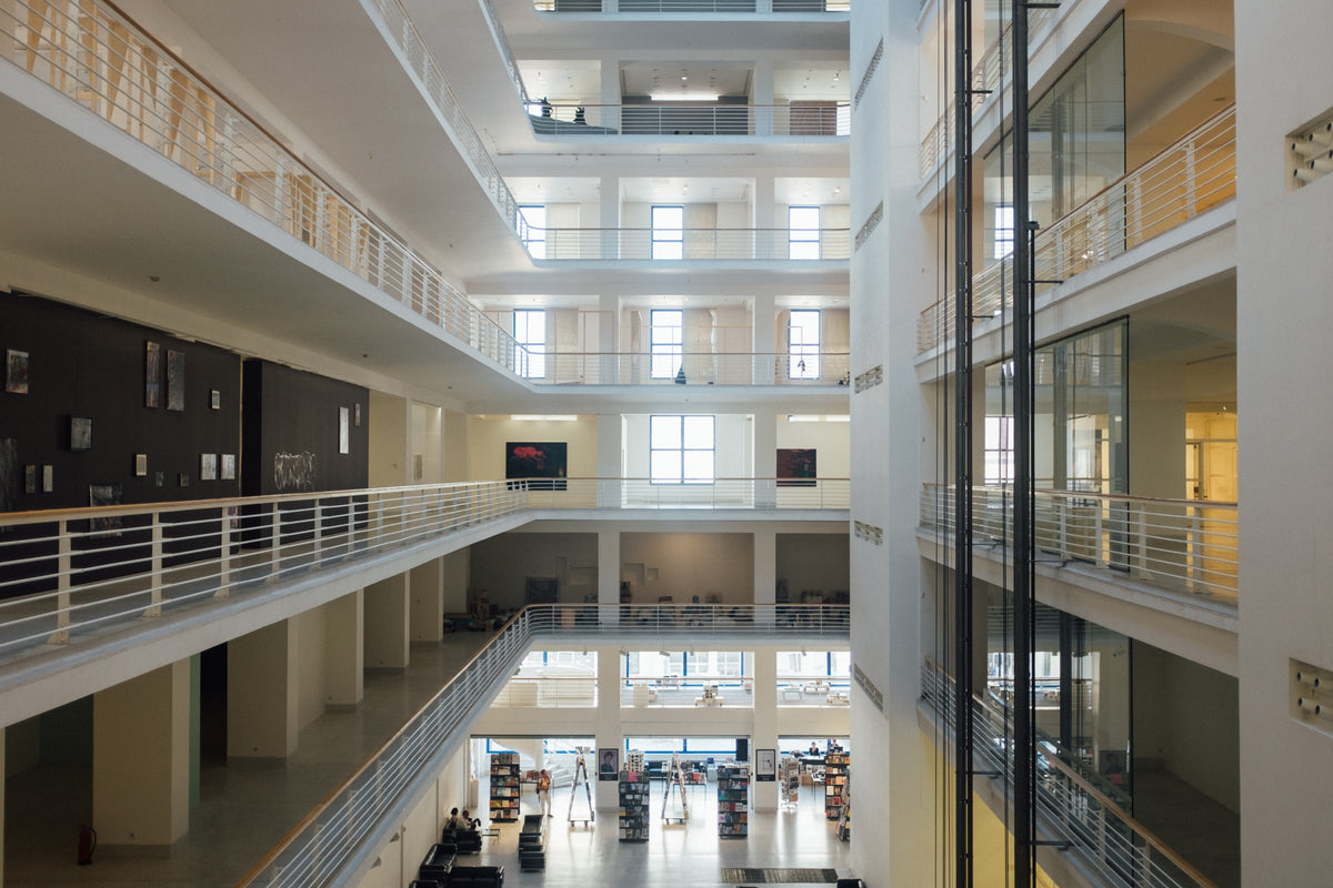 Multi-storey atrium interior